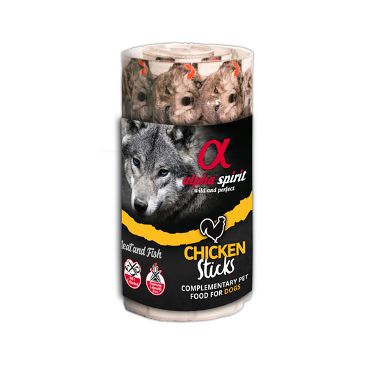 ALPHA SPIRIT Ristra de Barritas de Pollo 16 uds para perros