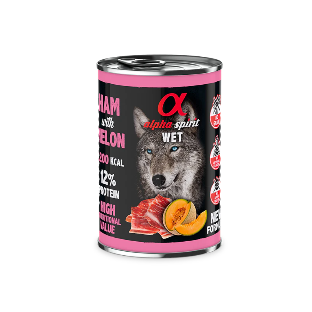 ALPHA SPIRIT Jamón con Melón 400 g