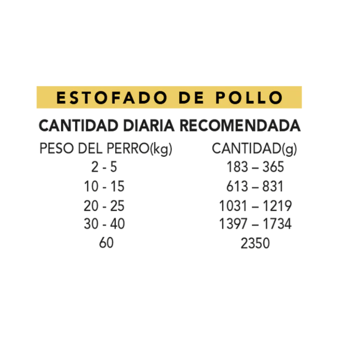 ALPHA SPIRIT Estofado de Pollo 280 g