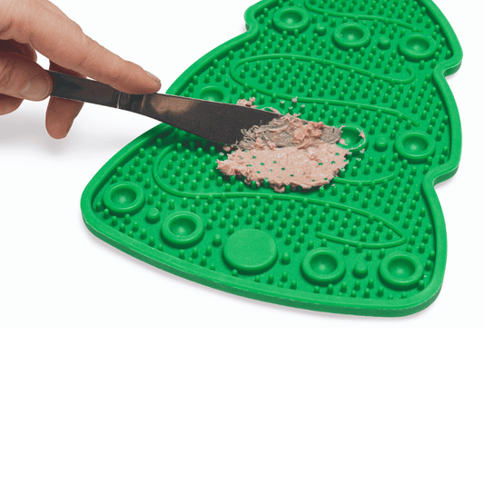 BEEZTEES Alfombrilla para Lamer Árbol de Navidad