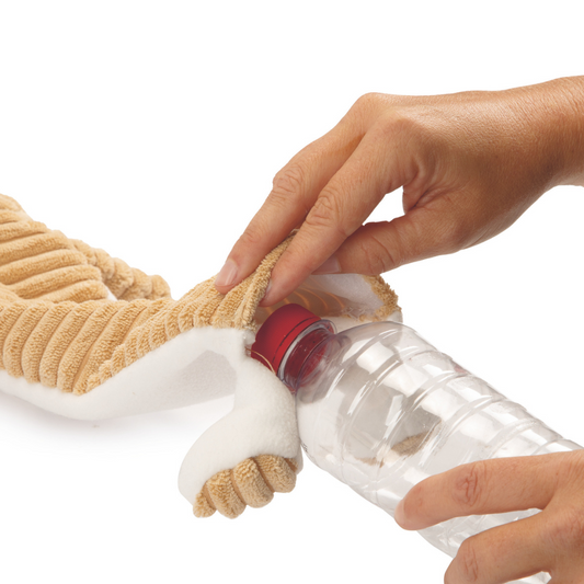 BEEZTEES Flatinos Conejo sin relleno para perros