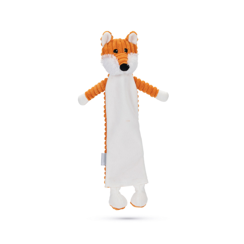 BEEZTEES Flatinos Zorro sin relleno para perros