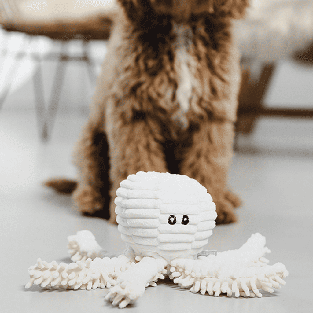 BEEZTEES Pulpo Okki Peluche Ecológico para perros