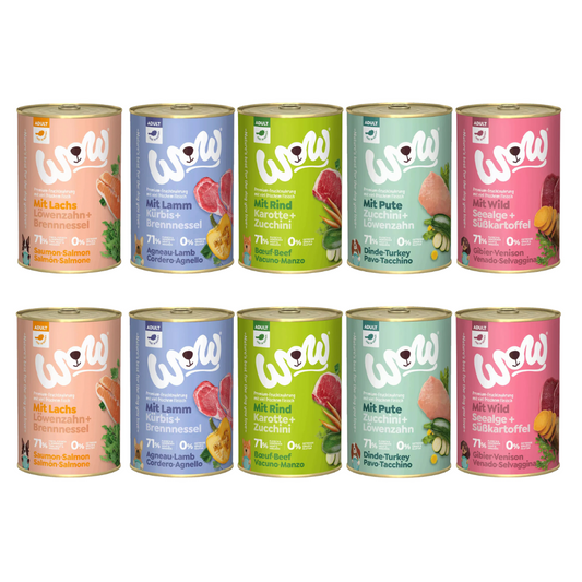 WOW Box (Latas) para perros