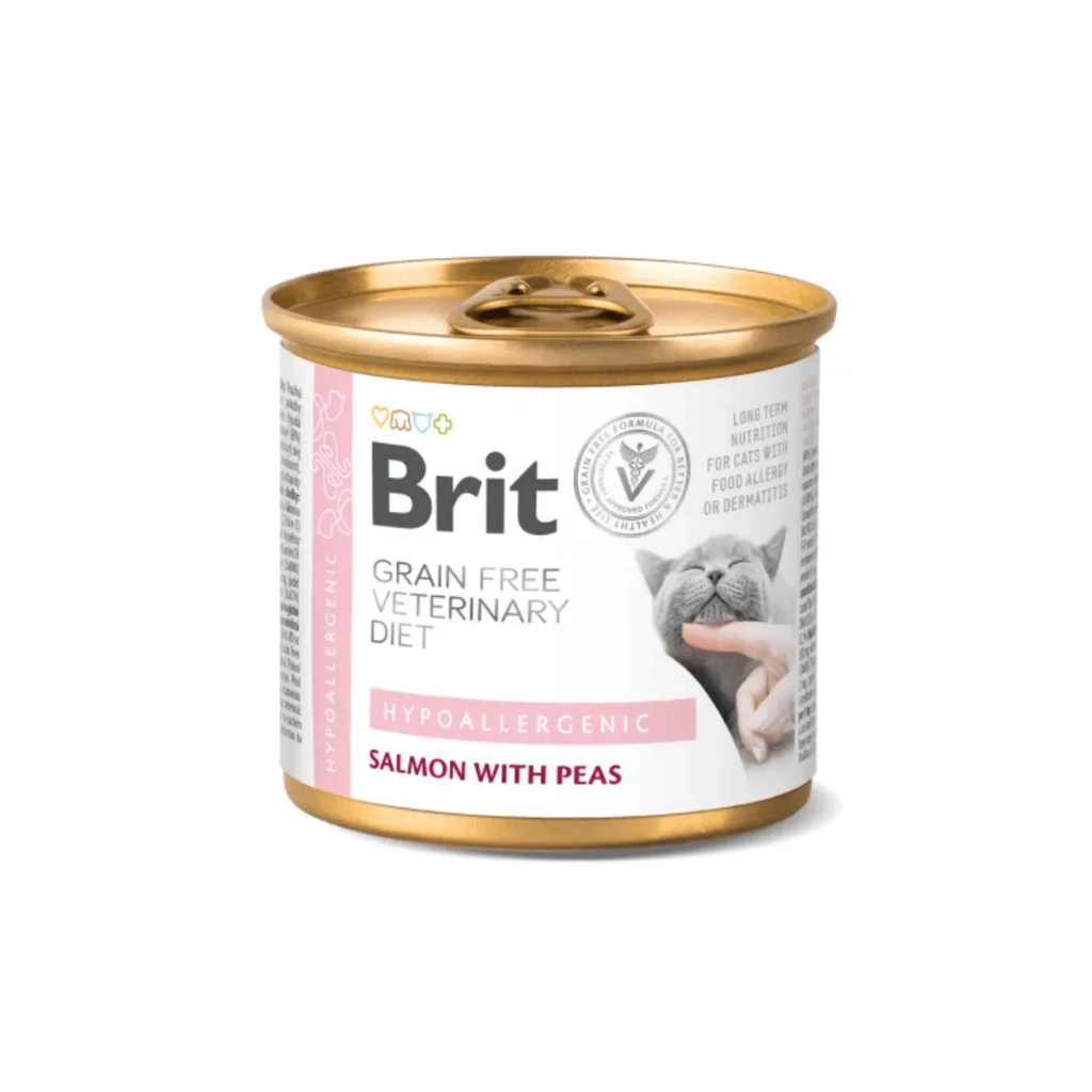 BRIT Grain Free Verterinary Diet Hipoalergénica 200 g para gatos