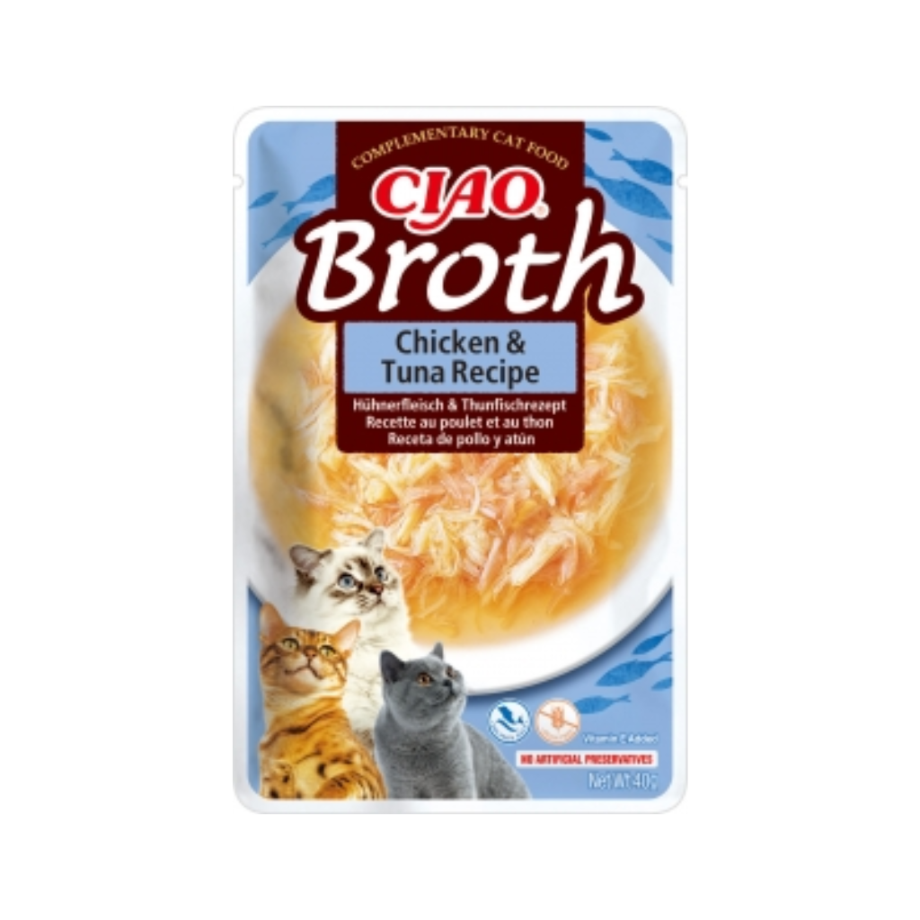 CHURU Broth Caldo de Pollo y Atún 40 g para gatos