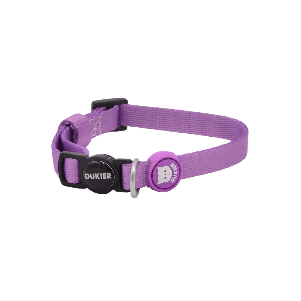 DUKIER Collar Purple para gatos