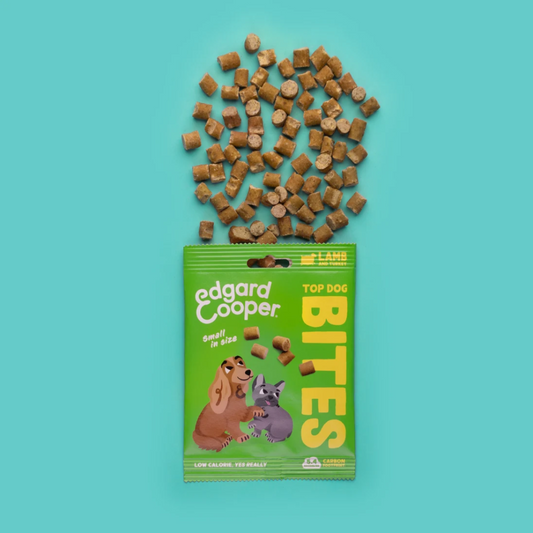 EDGARD&COOPER Bocaditos Pequeños Cordero y Pavo 50 g para perros