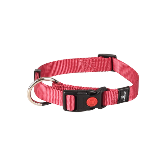 FLAMINGO Collar Ziggi Rojo Cereza para perros