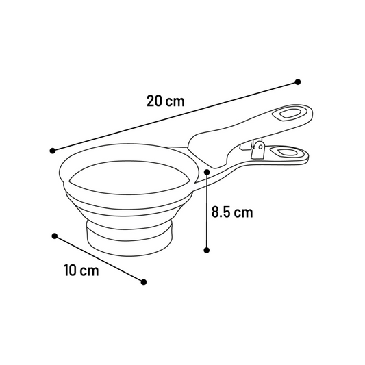 FLAMINGO Cuchara/Pinza Medidora para Pienso para perros
