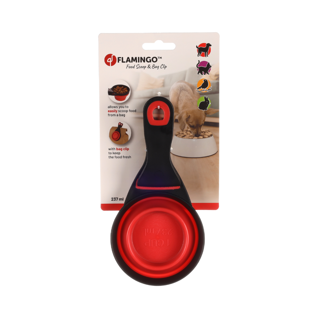 FLAMINGO Cuchara/Pinza Medidora para Pienso