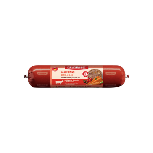 FLEISCHESLUST Salchicha Ternera 200 g / 400 g para perros