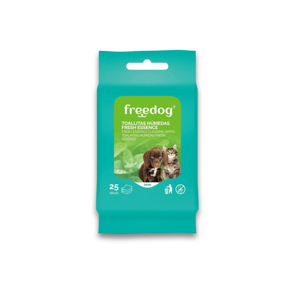FREEDOG Toallitas Pocket Aloe Vera 25 uds