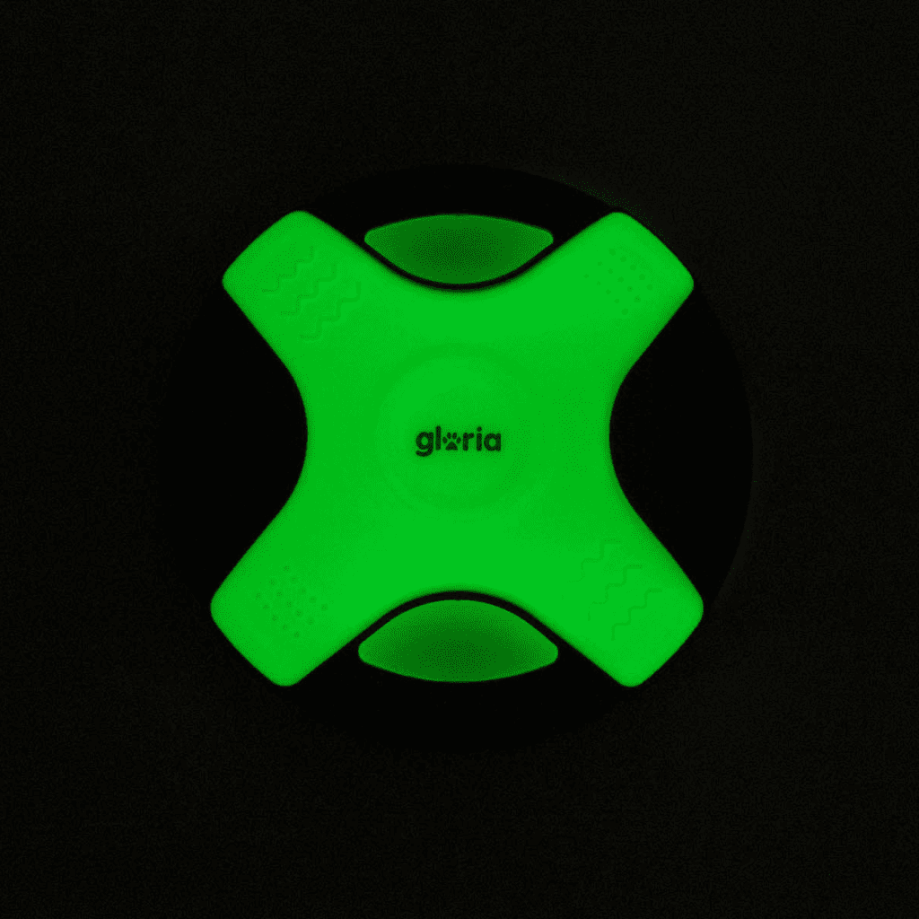 GLORIA Frisbee Easy Catch Brilla en la Oscuridad