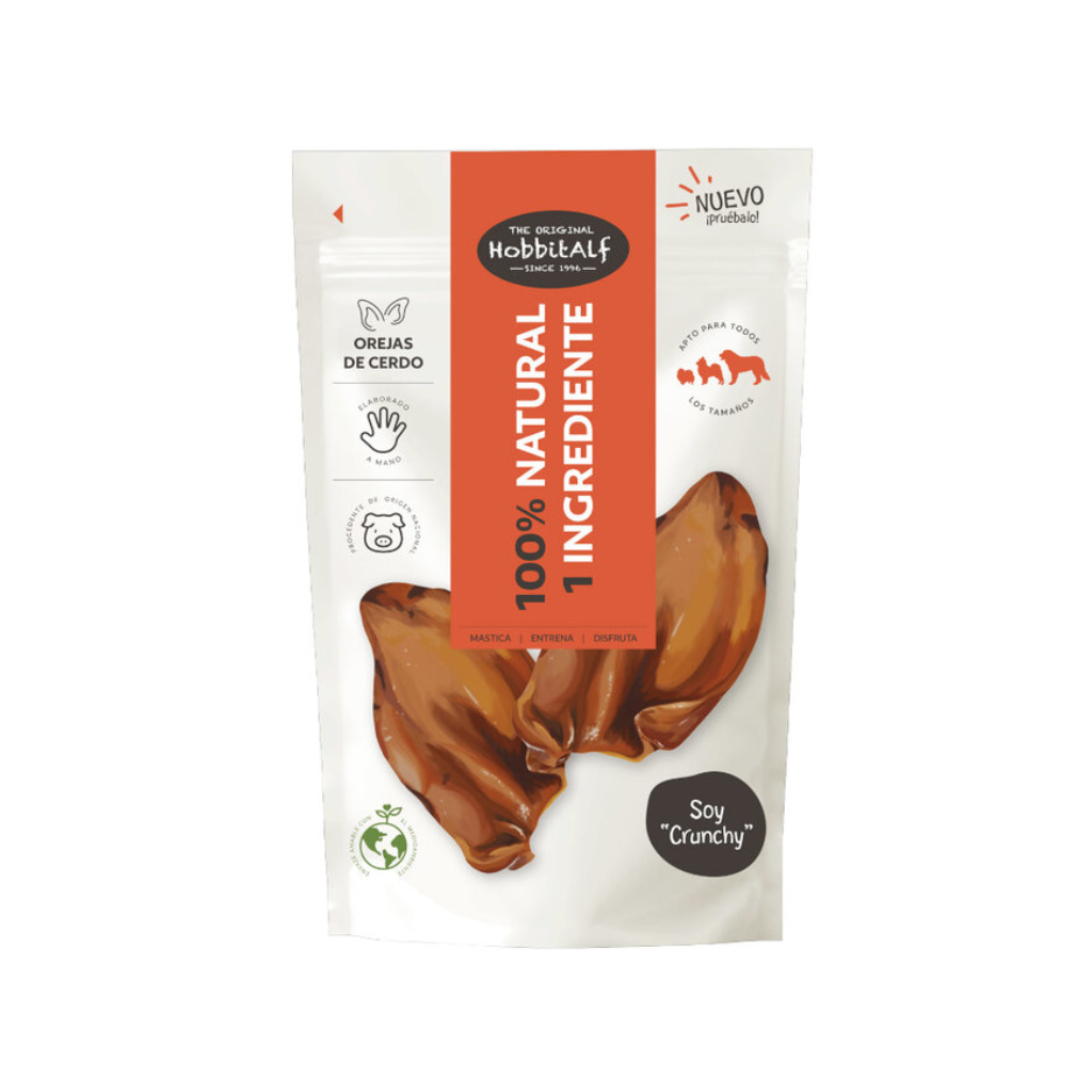 HOBBITALF Orejas de Cerdo 100 g para perros