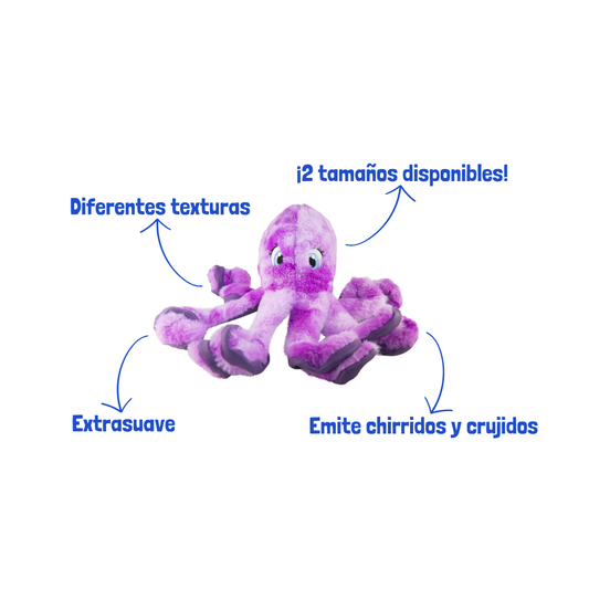 KONG Pulpo Softseas para perros