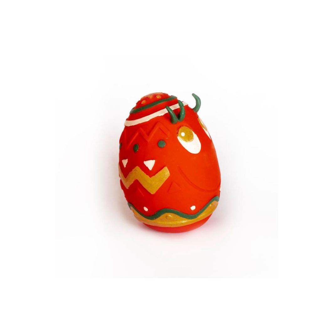 LANCO Huevo Adorno Rojo