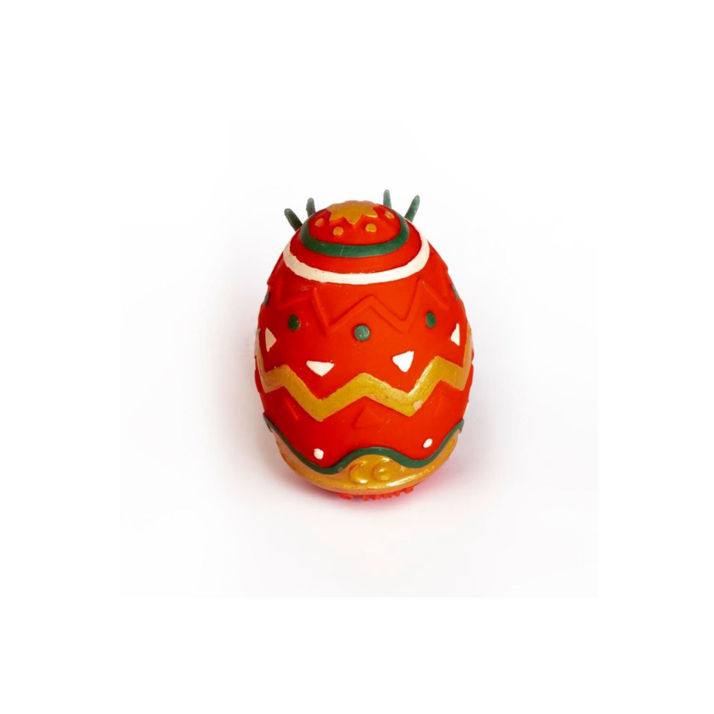 LANCO Huevo Adorno Rojo