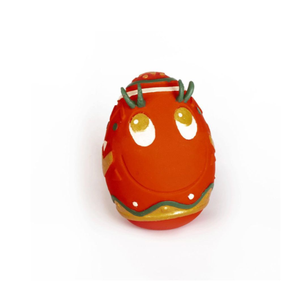 LANCO Huevo Adorno Rojo