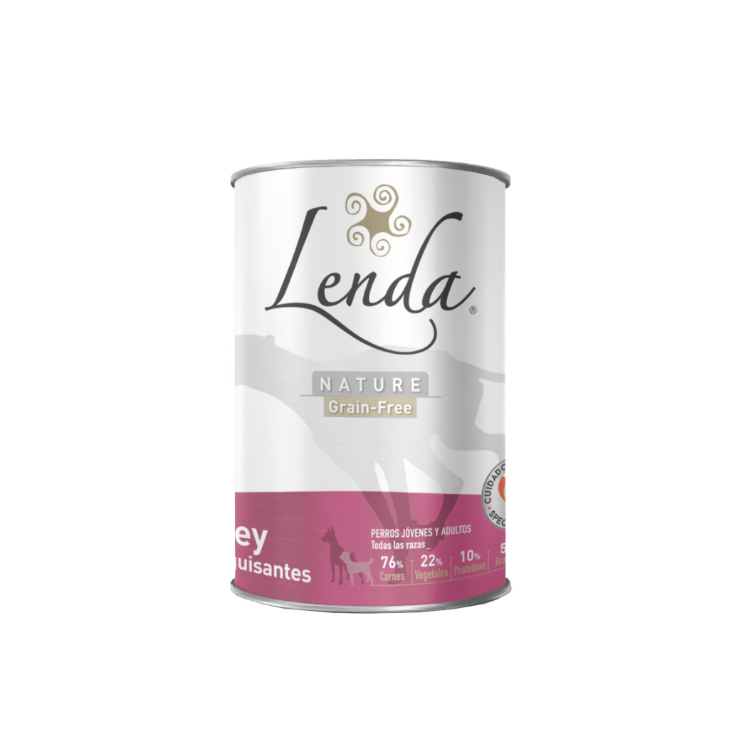 LENDA Buey con Guisantes 400 g para perros