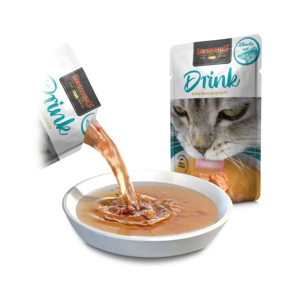 LEONARDO Drink Bacalao 40 g para gatos