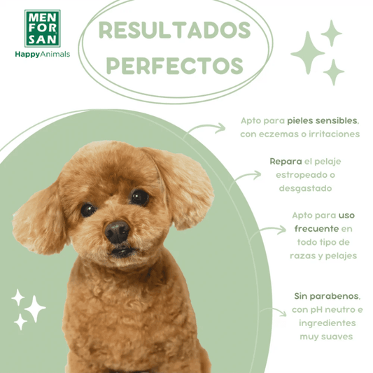 MENFORSAN Champú Aceite de Visón 300ml para perros