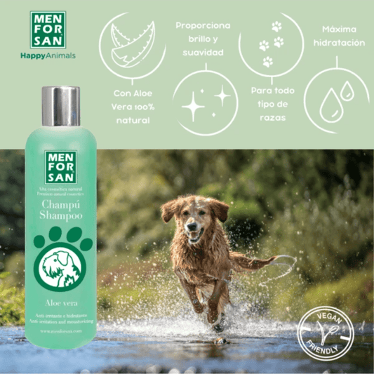 MENFORSAN Champú Aloe Vera 300ml para perros