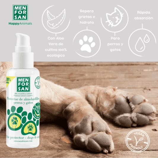 MENFORSAN Gel Protector Almohadillas 60ml para perros