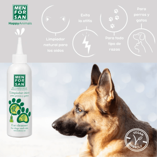 MENFORSAN Limpiador Otico 125ml para perros y gatos