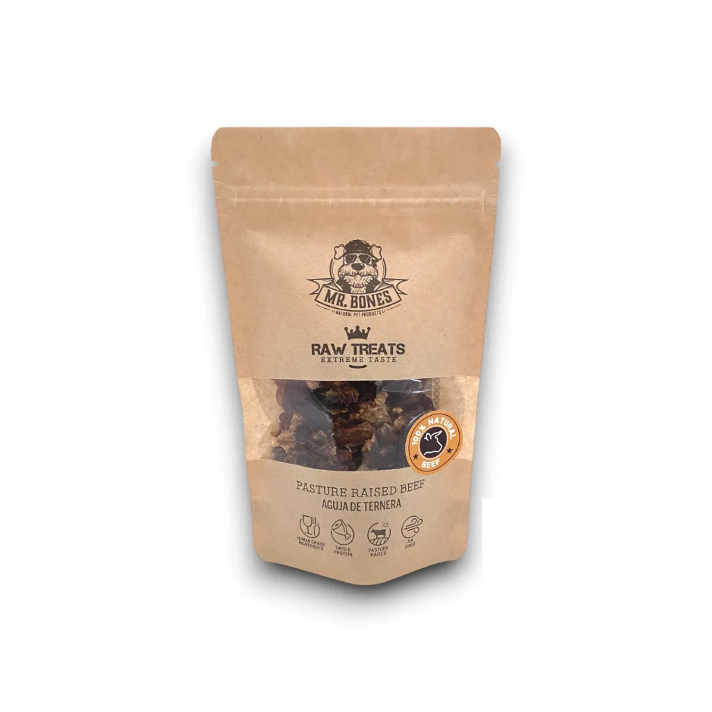 MR. BONES Raw Treats Aguja de Ternera 45 g