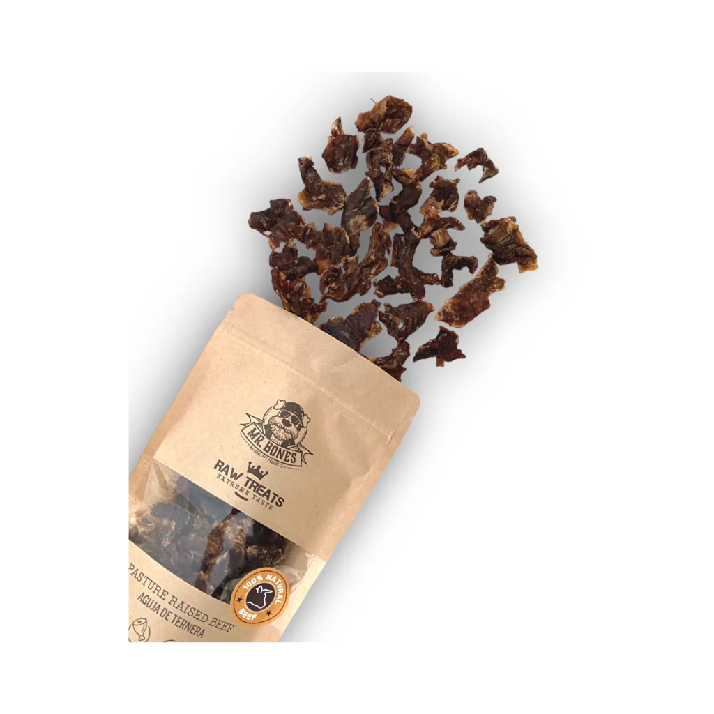 MR. BONES Raw Treats Aguja de Ternera 45 g