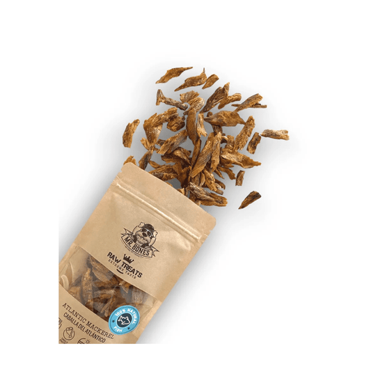 MR. BONES Raw Treats Caballa del Atlántico 45 g para perros y gatos