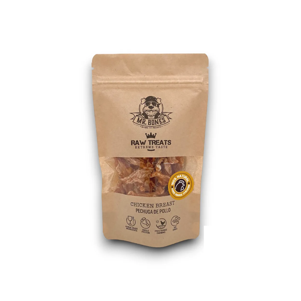 MR. BONES Raw Treats Pechuga de Pollo 45 g