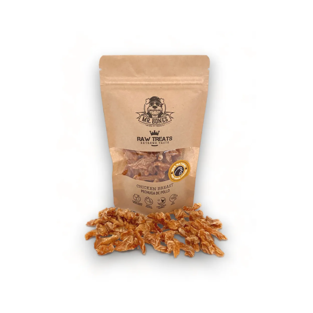 MR. BONES Raw Treats Pechuga de Pollo 45 g