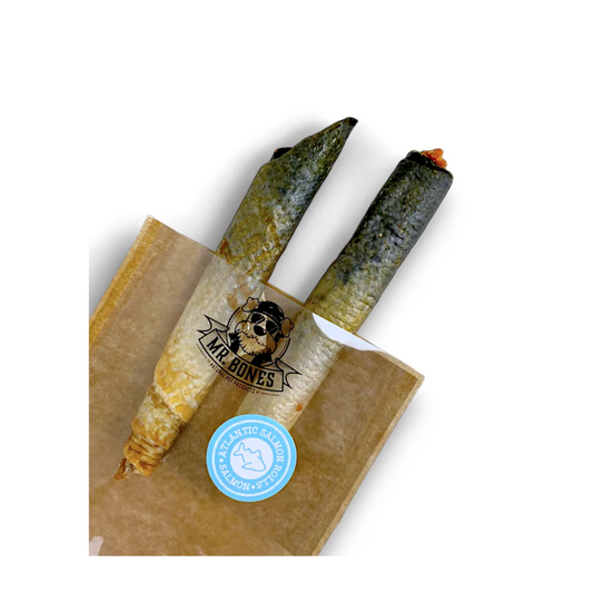 MR. BONES Rollitos de Salmón 30 g para perros
