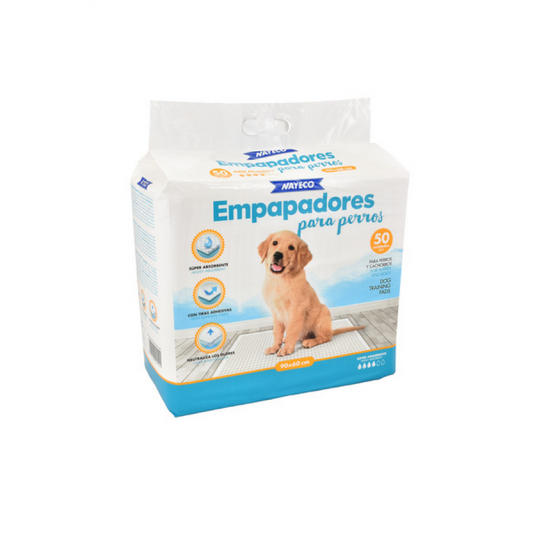 NAYECO Empapadores Basic 90x60 cm para perros