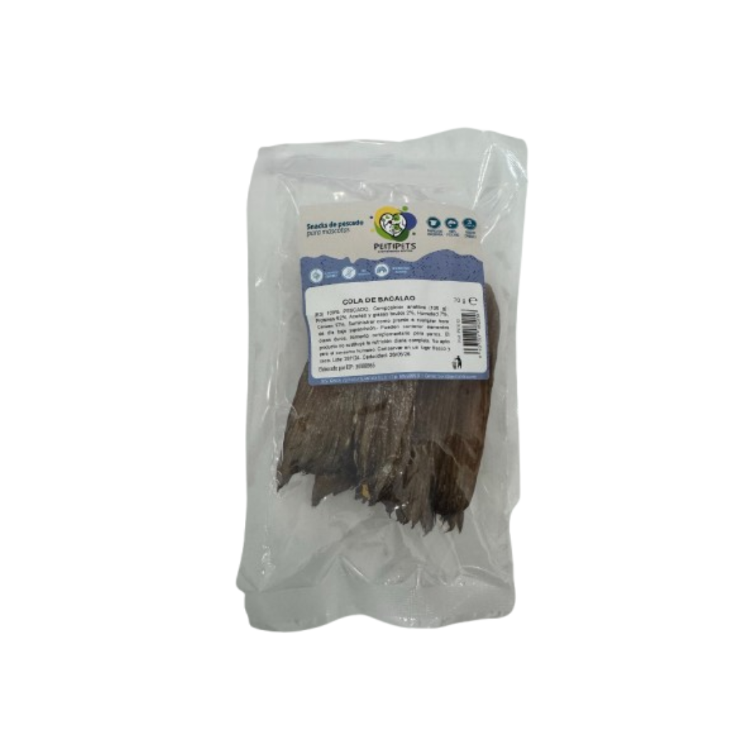 PEITIPETS Cola de Bacalao 70 g para perros