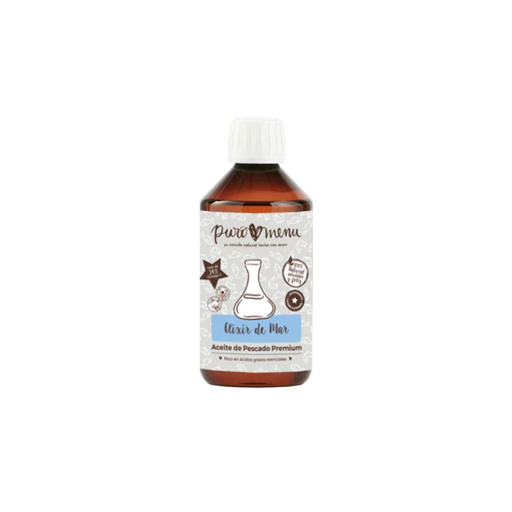 PUROMENU Aceite Premium de Pescado (Elixir de Mar) 250 ml