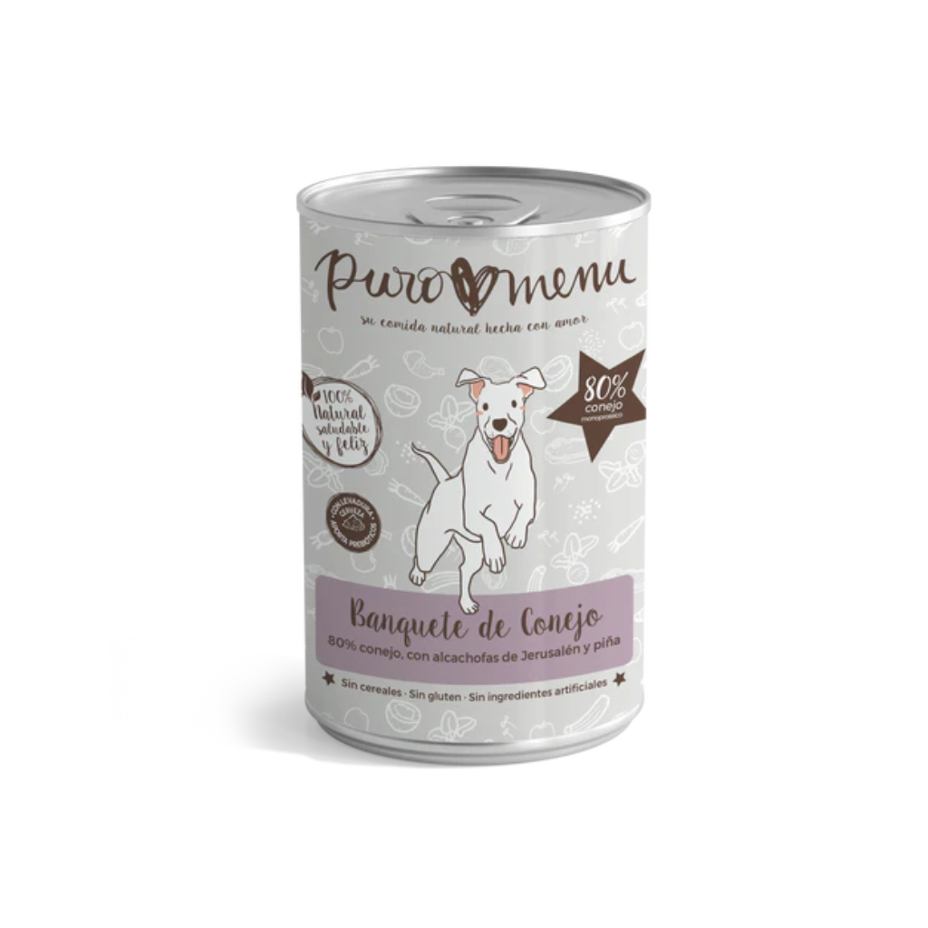 PUROMENU Menú Banquete de Conejo 400 g
