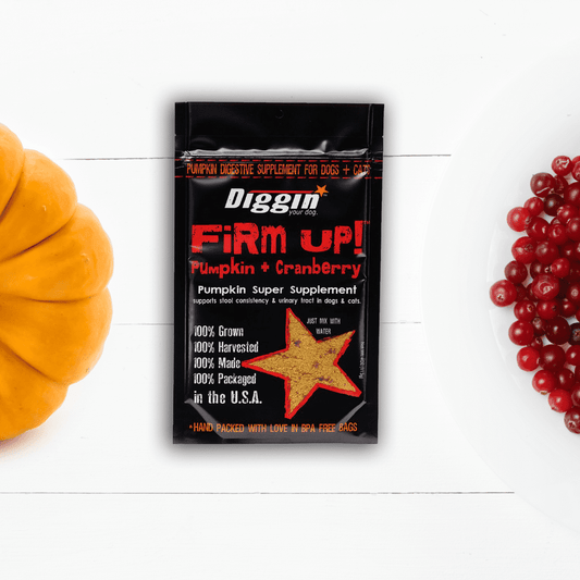 DIGGIN Firm Up! + Cranberry 113 g para perros y gatos