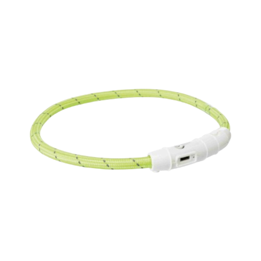 TRIXIE Collar de Aro con Luz Flash USB