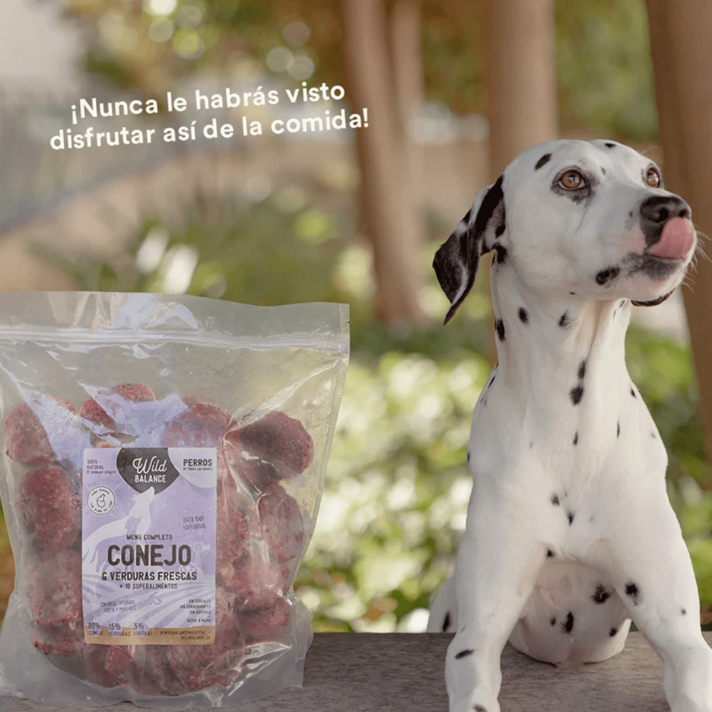 WILD BALANCE Menú BARF Conejo con Verduras Frescas