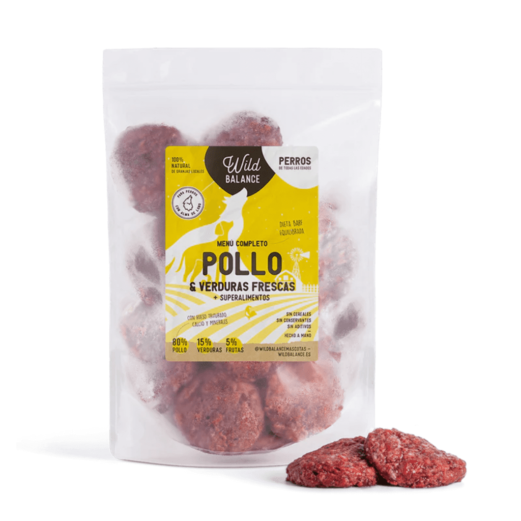 WILD BALANCE Menú BARF Pollo con Verduras Frescas