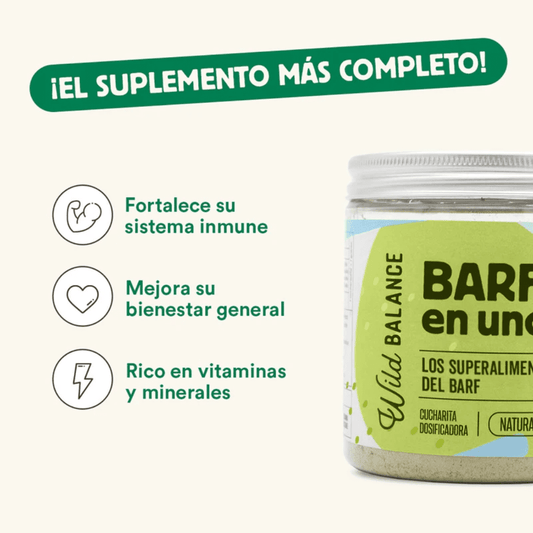 WILD BALANCE BARF en Uno 100 g para perros y gatos