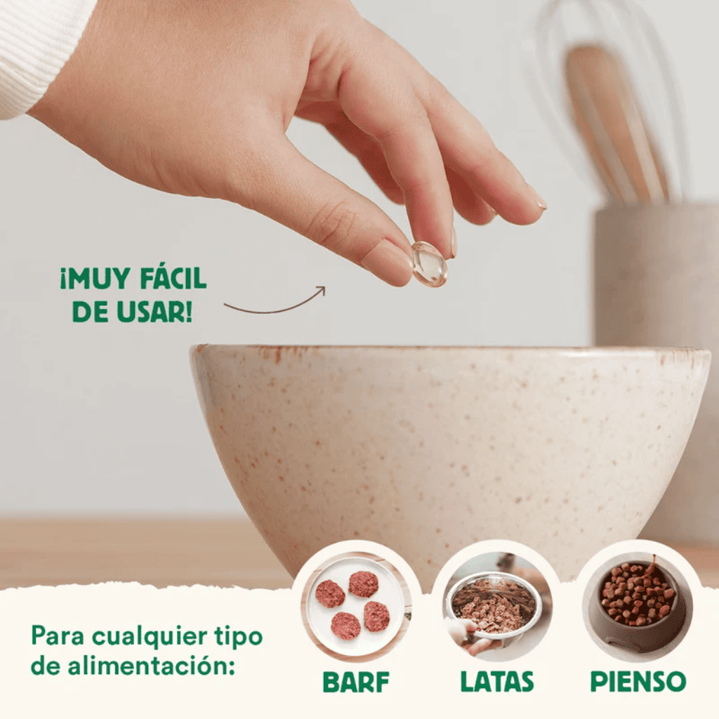 WILD BALANCE Pelaje Radiante - Cápsulas Omega 3 Aceite de Pescado 60 perlas