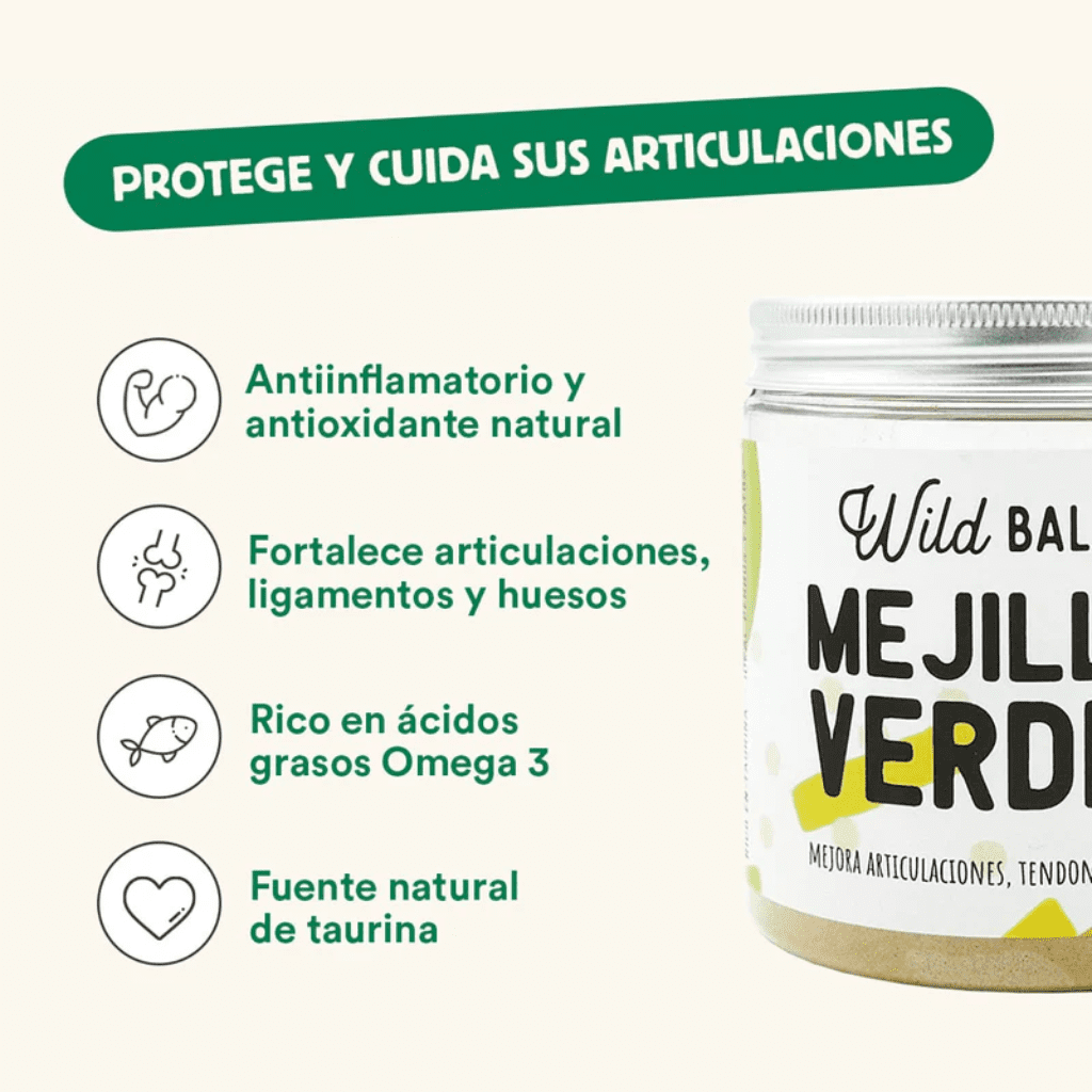 WILD BALANCE Extracto de Mejillón Verde 100 g