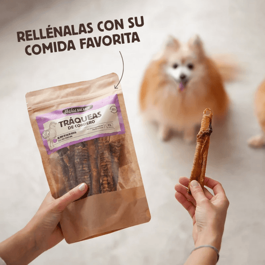 WILD BALANCE Tráqueas de Cordero 80 g para perros y gatos