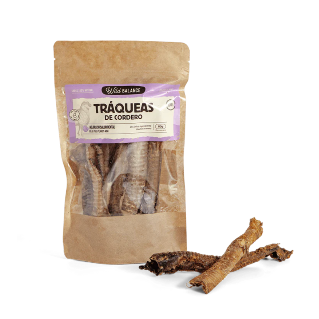 WILD BALANCE Tráqueas de Cordero 80 g