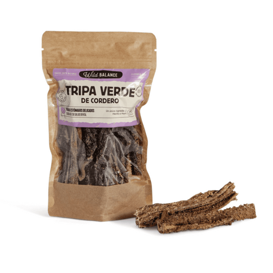 WILD BALANCE Tripa Verde de Cordero 80 g para perros