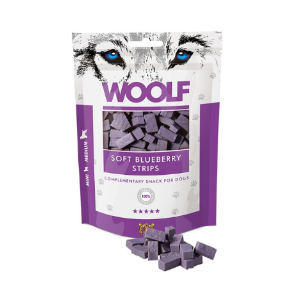 WOOLF Tiras Tiernas de Arándanos 100 g